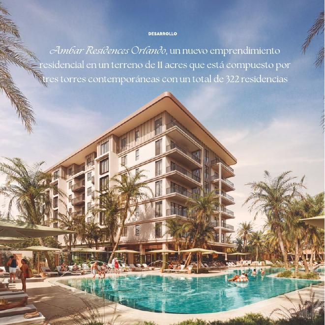 Piscina estilo resort, Ambar Residences Orlando