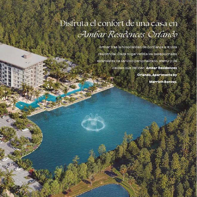 Vista aérea del lago, Ambar Residences Orlando