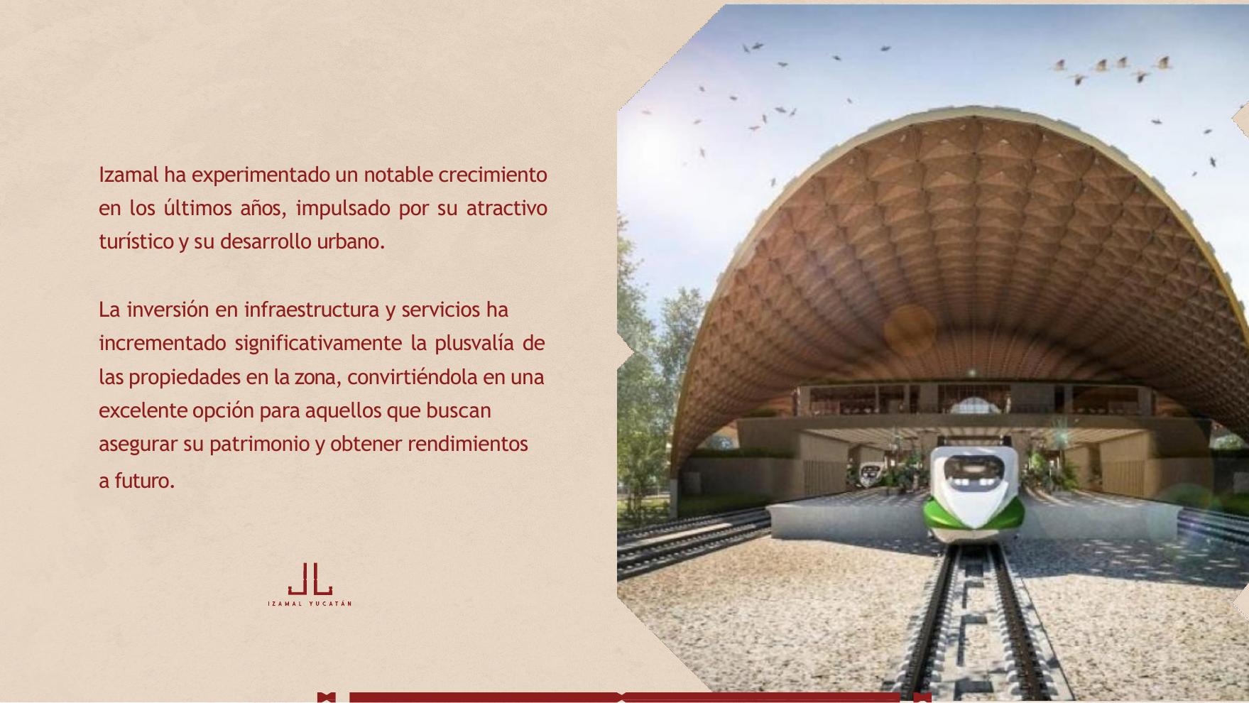 Estación del Tren Maya cerca de Izamal, Bajlum