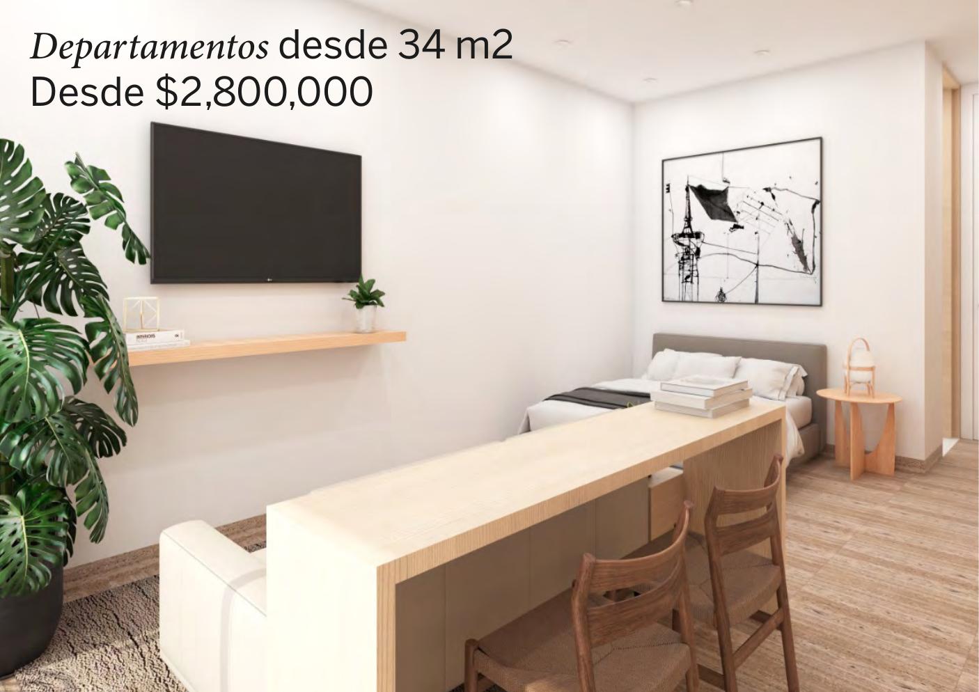 Departamento tipo estudio, Chapultepec 430