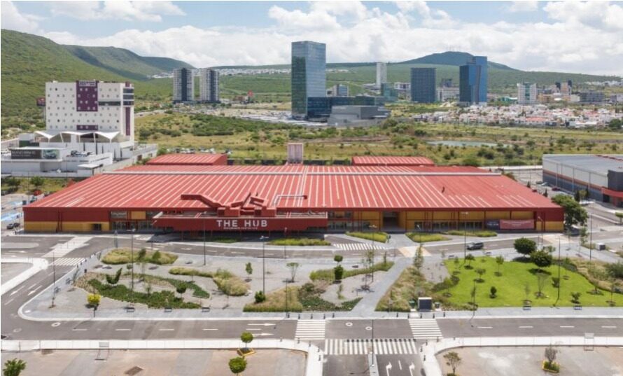 Vista aérea, The Hub, Centro Sur, Querétaro
