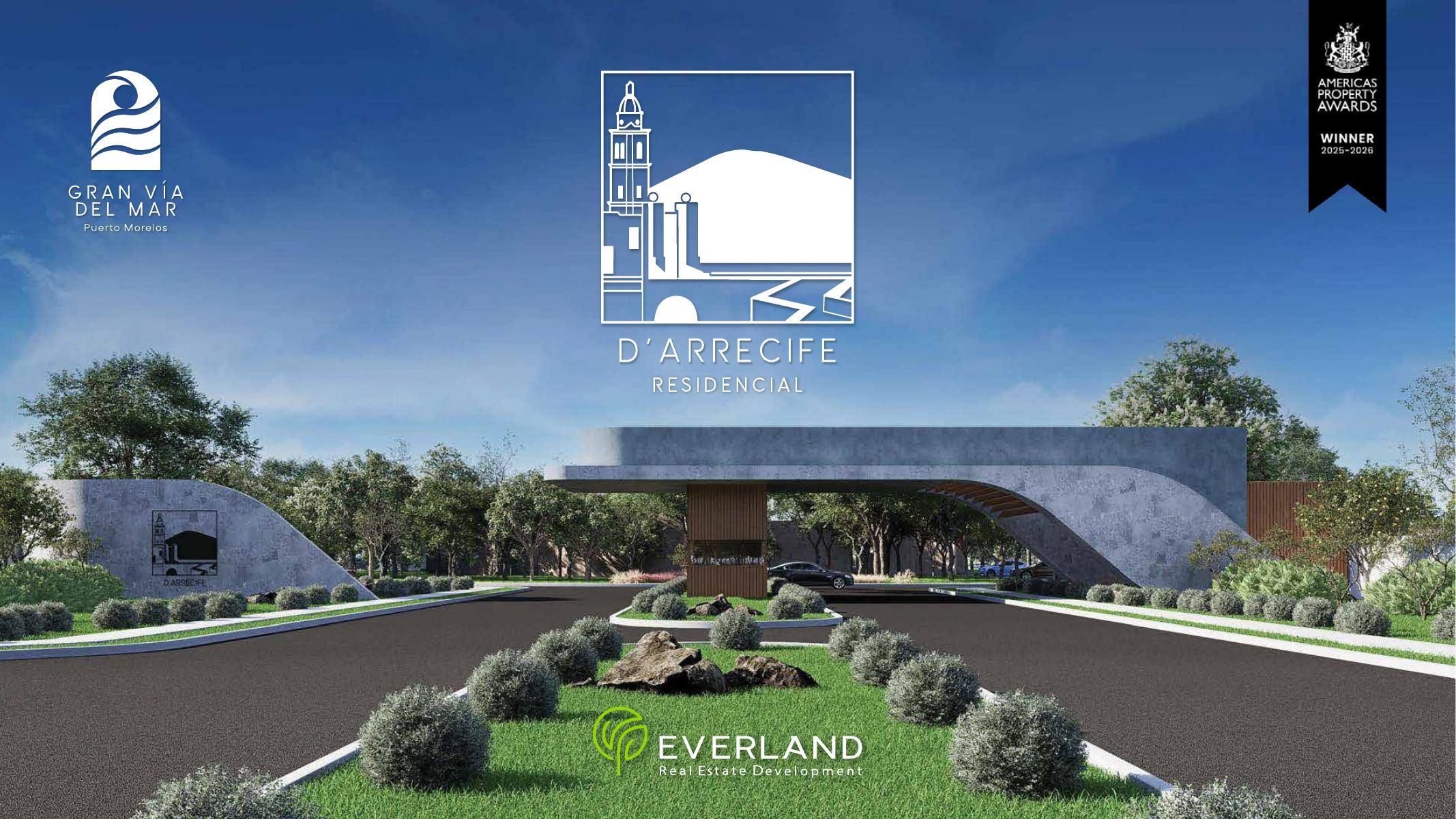 D'Arrecife Residencial, entrada principal, Puerto Morelos, Quintana Roo