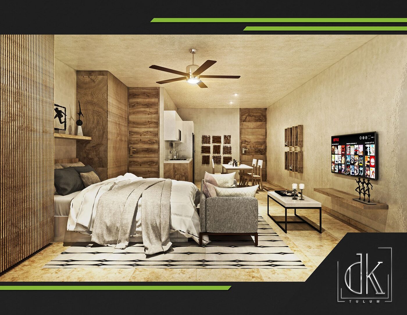 Interior de unidad DK Tulum