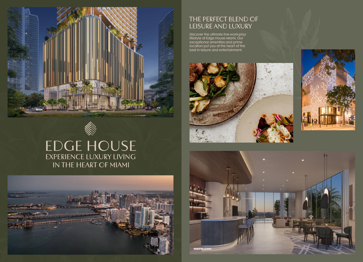 Balcón con vista a Biscayne Bay, Edge House Miami