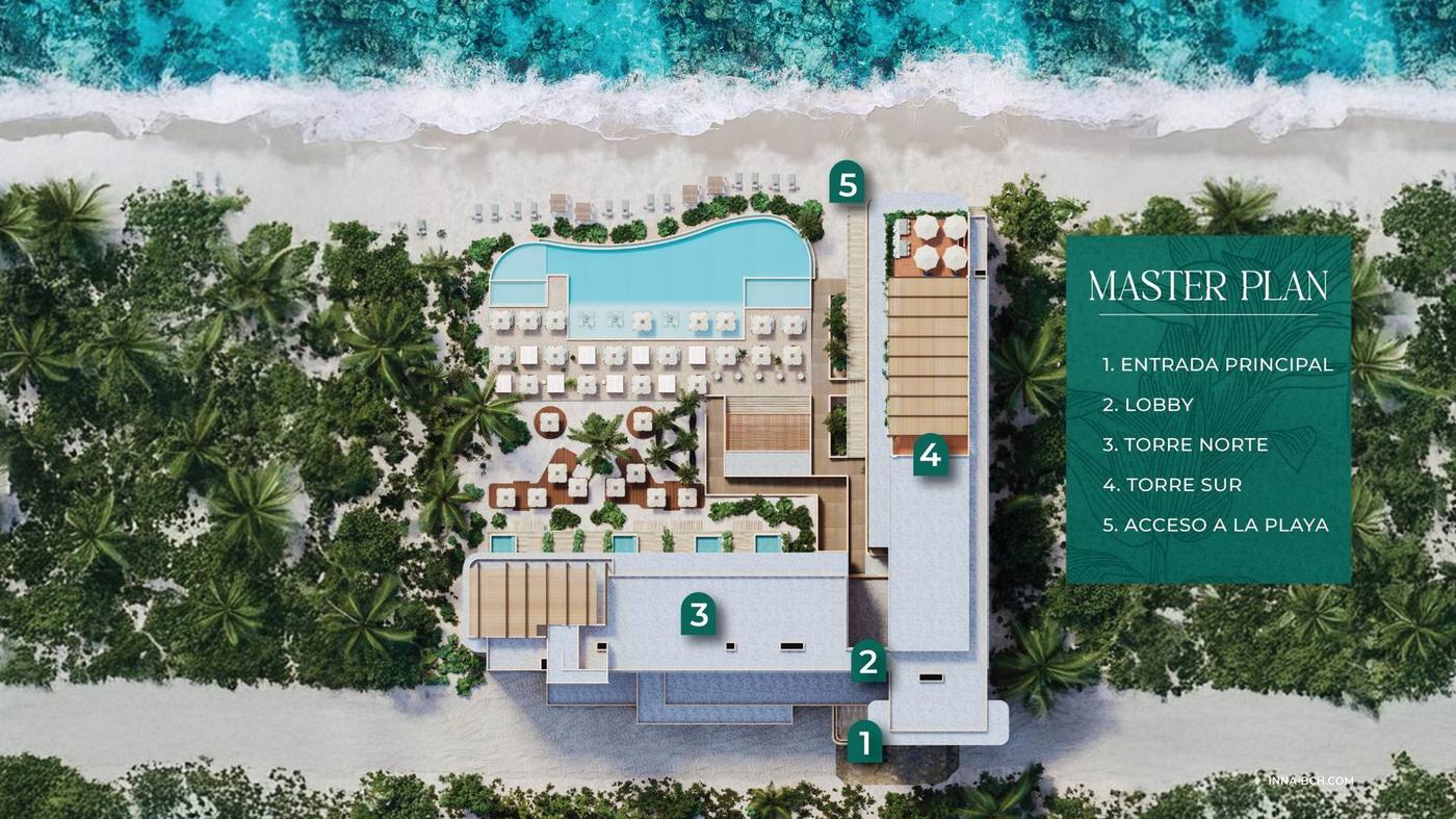 Master plan INNA Beach Condos & Hotel