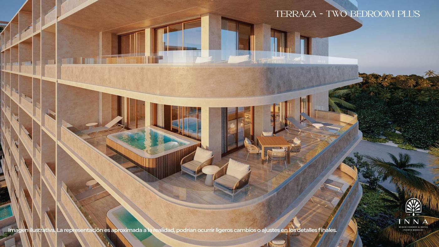 Terraza residencia dos habitaciones plus