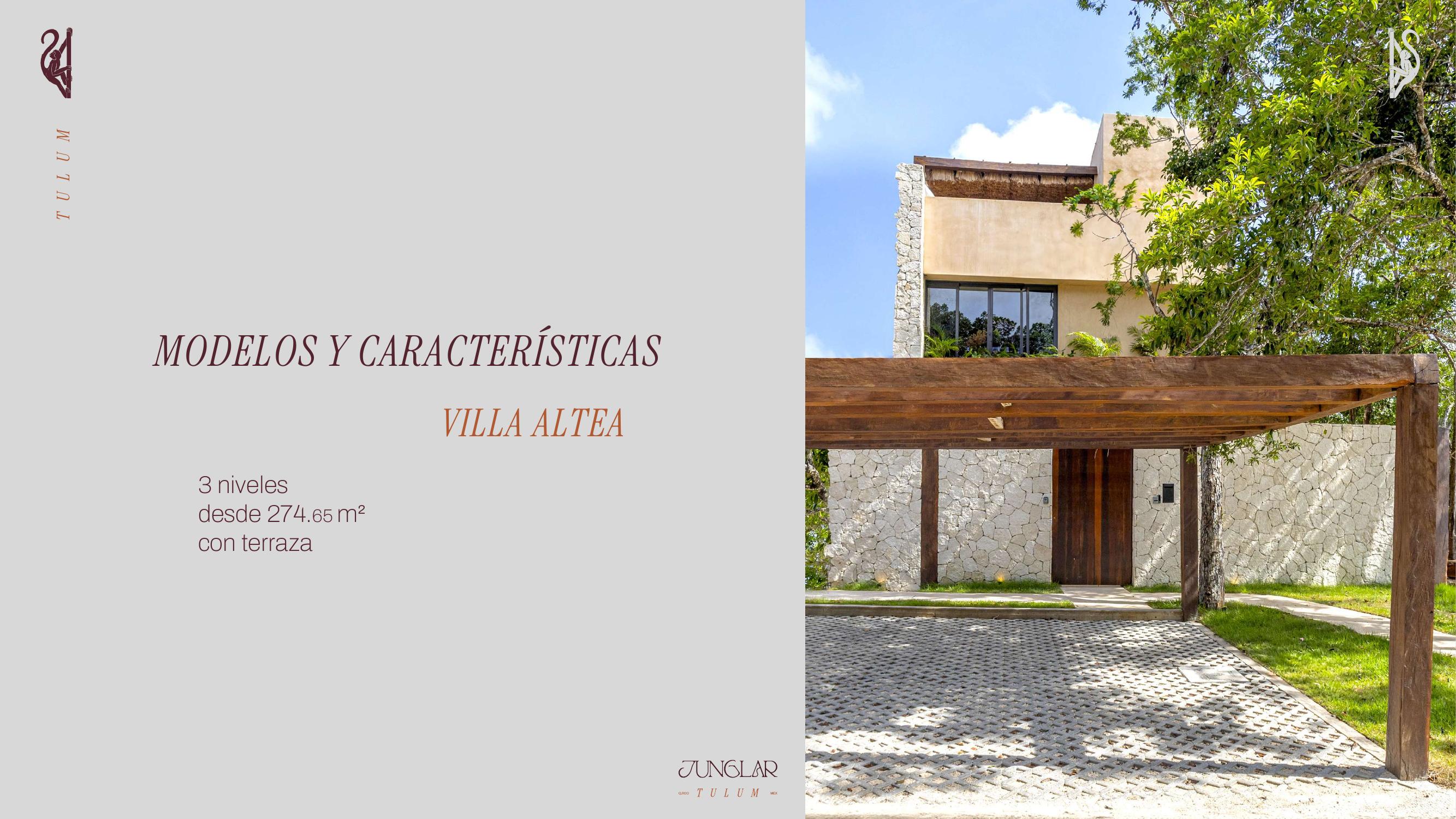 Fachada de Villa Altea, Junglar Tulum