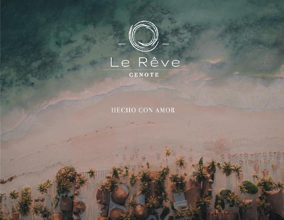 Alberca de noche, Le Reve Cenote