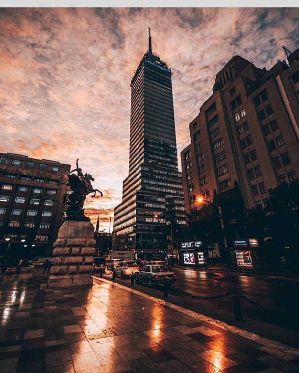 Vista de la zona, cerca de Lirio Reforma, CDMX