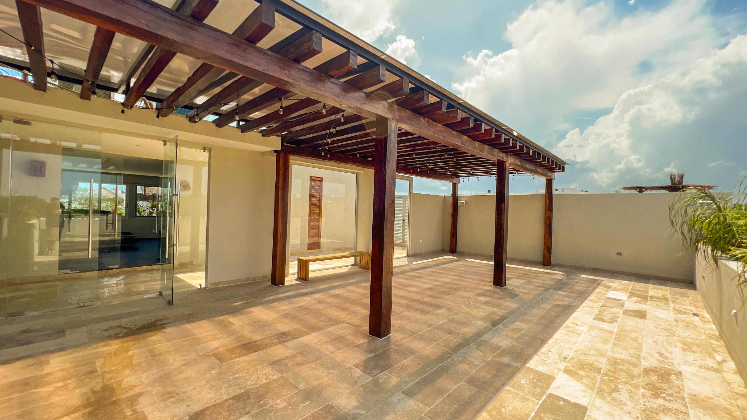 Terraza de yoga de Nhoa Condos, Tulum