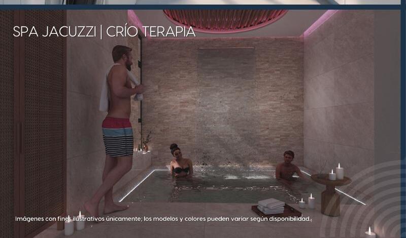 Spa jacuzzi y crioterapia, Condo Ola de Mar