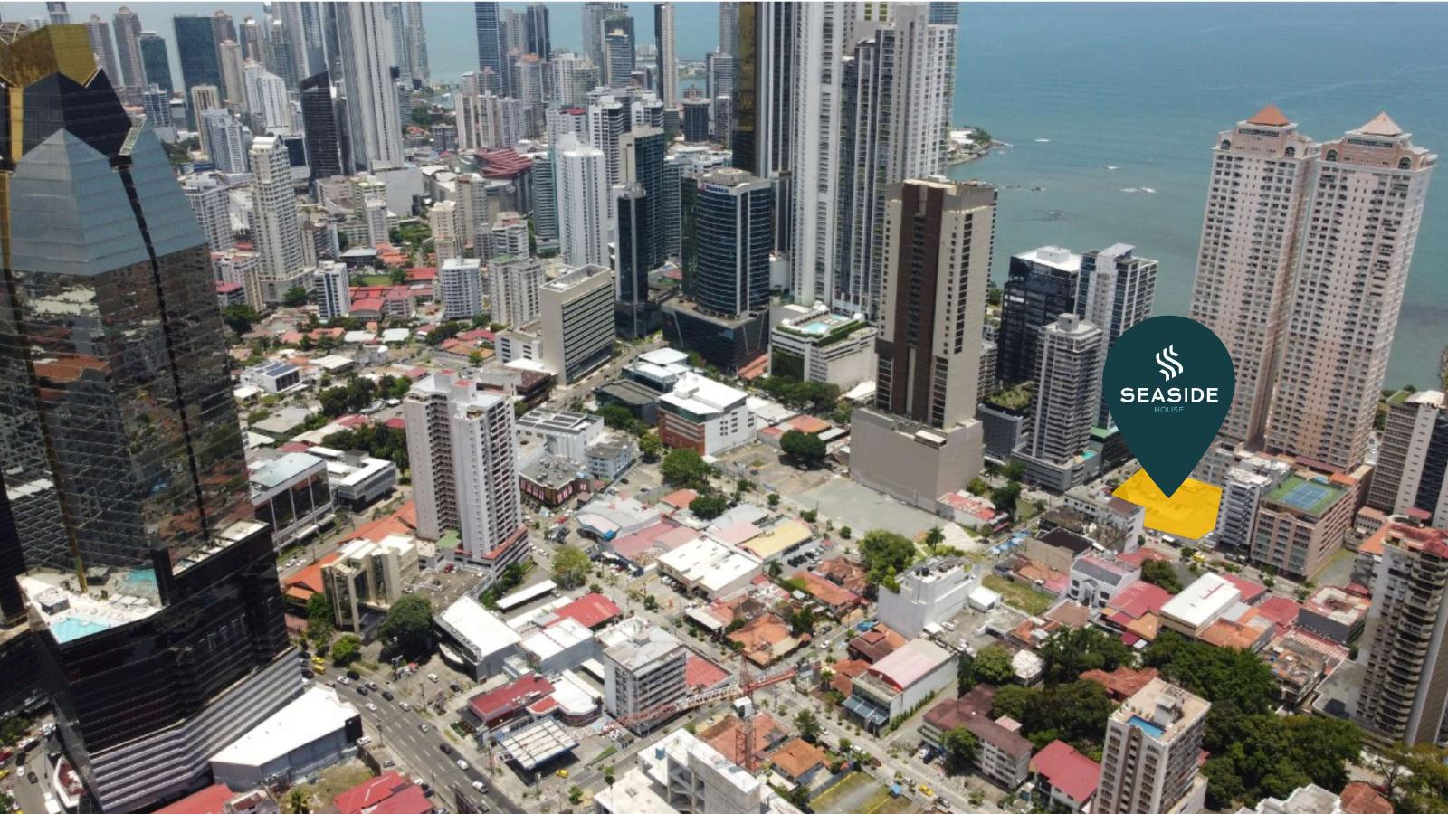 Vista aérea de Calle Uruguay, Seaside House, Panamá