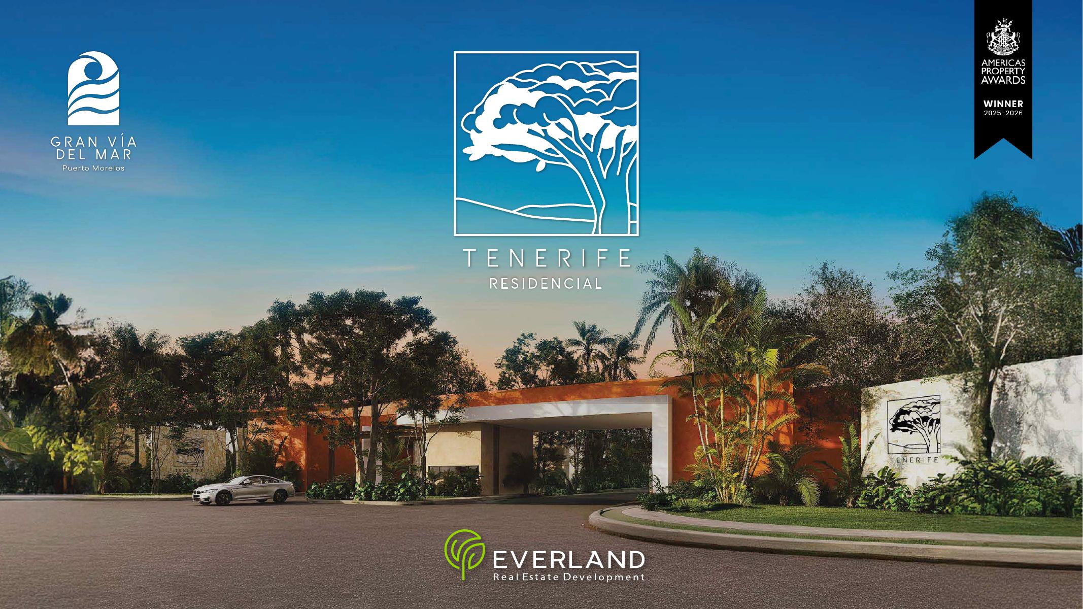 Tenerife Residencial, entrada principal, Puerto Morelos, Quintana Roo