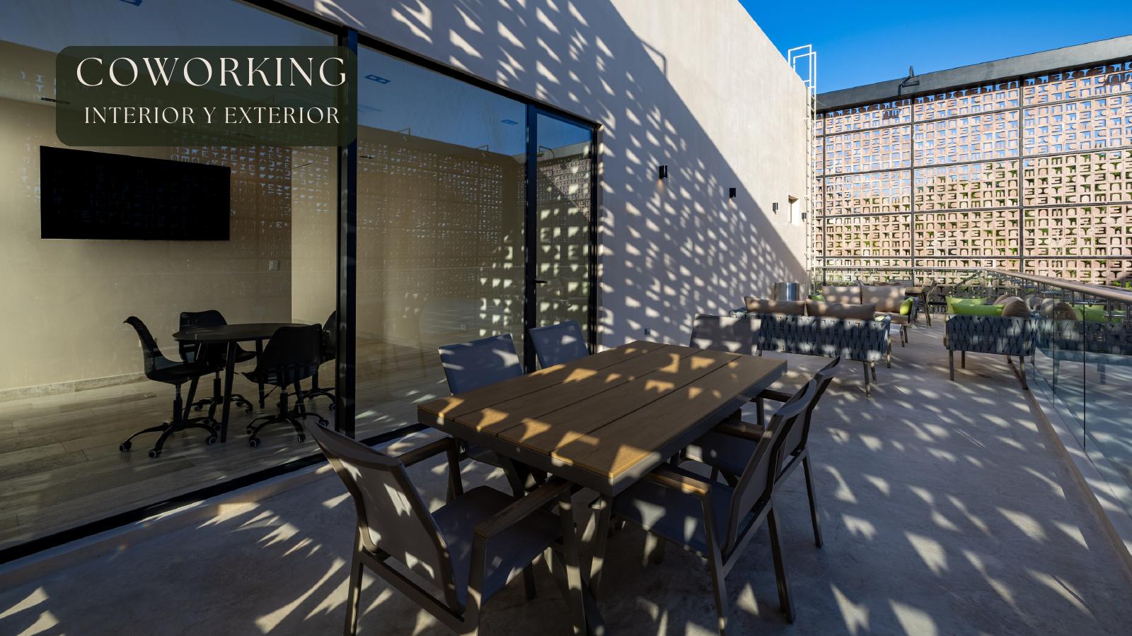 Coworking interior y exterior, El Santuario, Tierra Madre