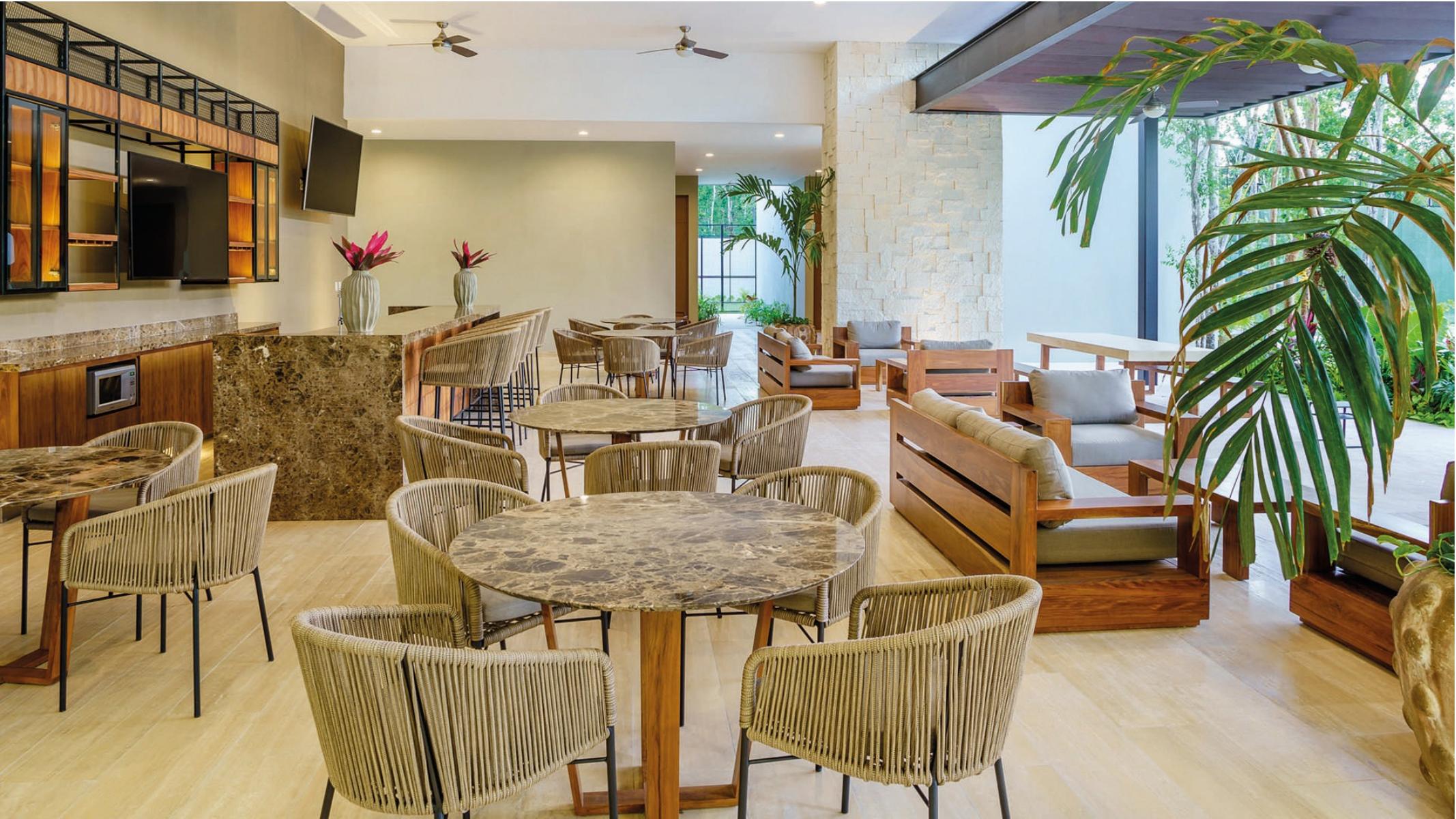 Lounge y bar de la Casa Club, Valenia Club Residencial