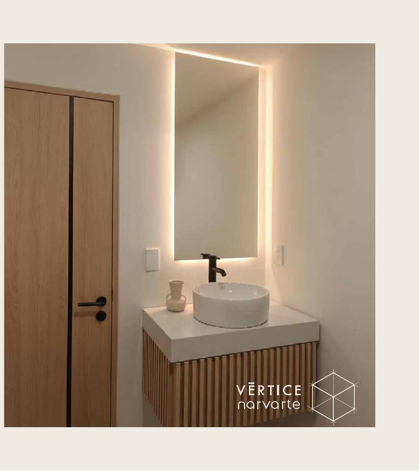 Baño, departamento muestra, Vértice Narvarte