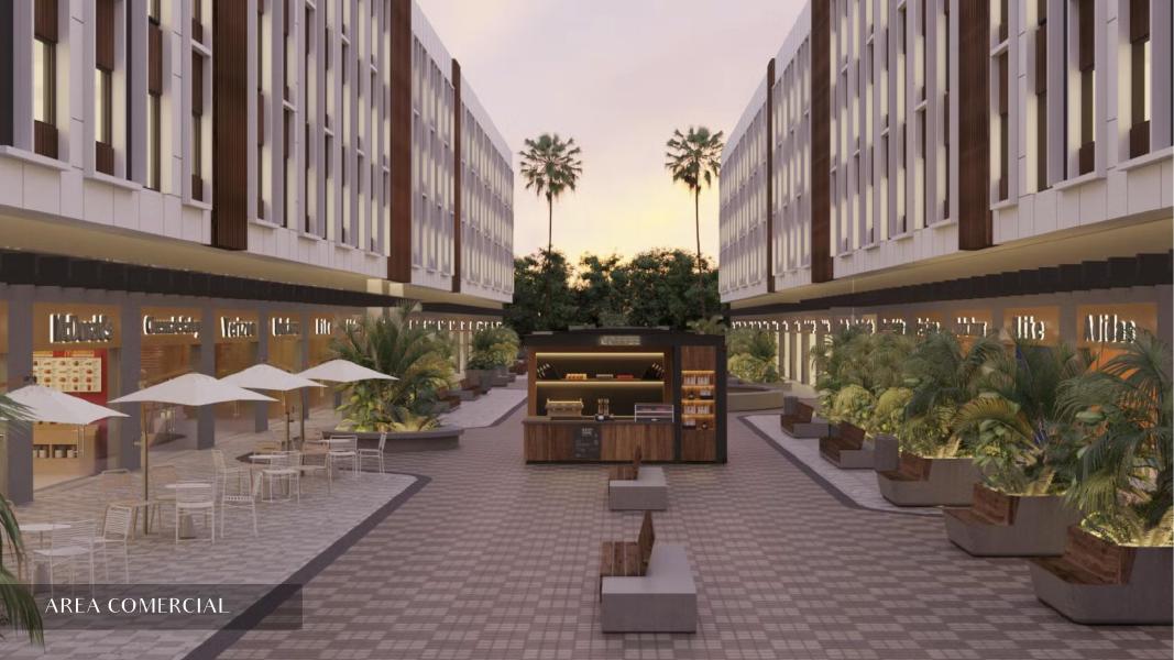 Área comercial, Visions Resort & Spa