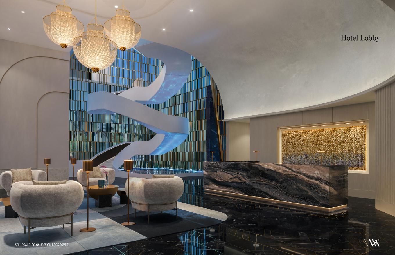 Hotel Lobby, Waldorf Astoria Residences Miami